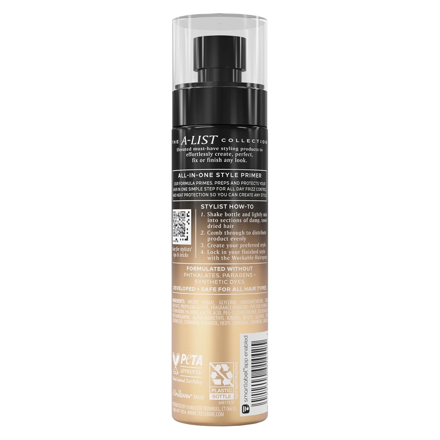 image:imageTRESemm A List Collection AllInOne Style Primer 507 Ounce Pack of 12507 Ounce Pack of 12