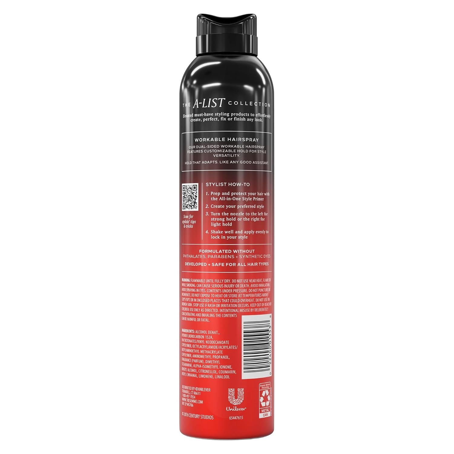 image:imageTRESemm AList Collection Workable Hairspray Limited Edition 85 oz Pack of 2Devil Wears Prada