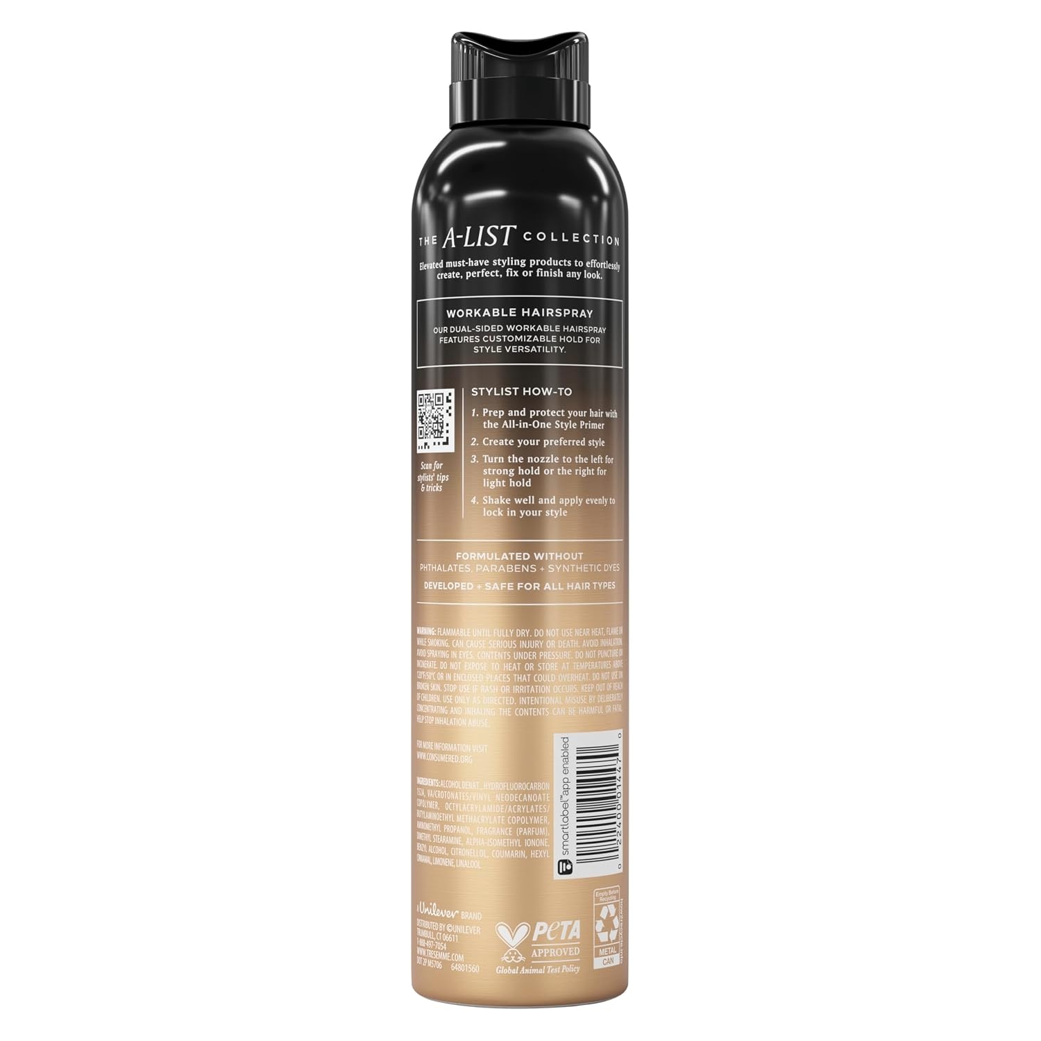 image:imageTRESemm AList Collection Workable Hairspray Limited Edition 85 oz Pack of 2Lightweight Feel